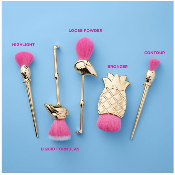 🎉HP🍍Tarte Let’s Flamingle Brush Set🦩 - Picture 4 of 5